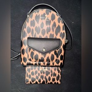 Kate Spade Mini Backpack w/ Matching Wallet
